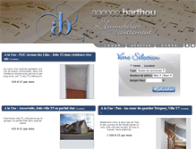 Tablet Screenshot of barthou-immobilier.com